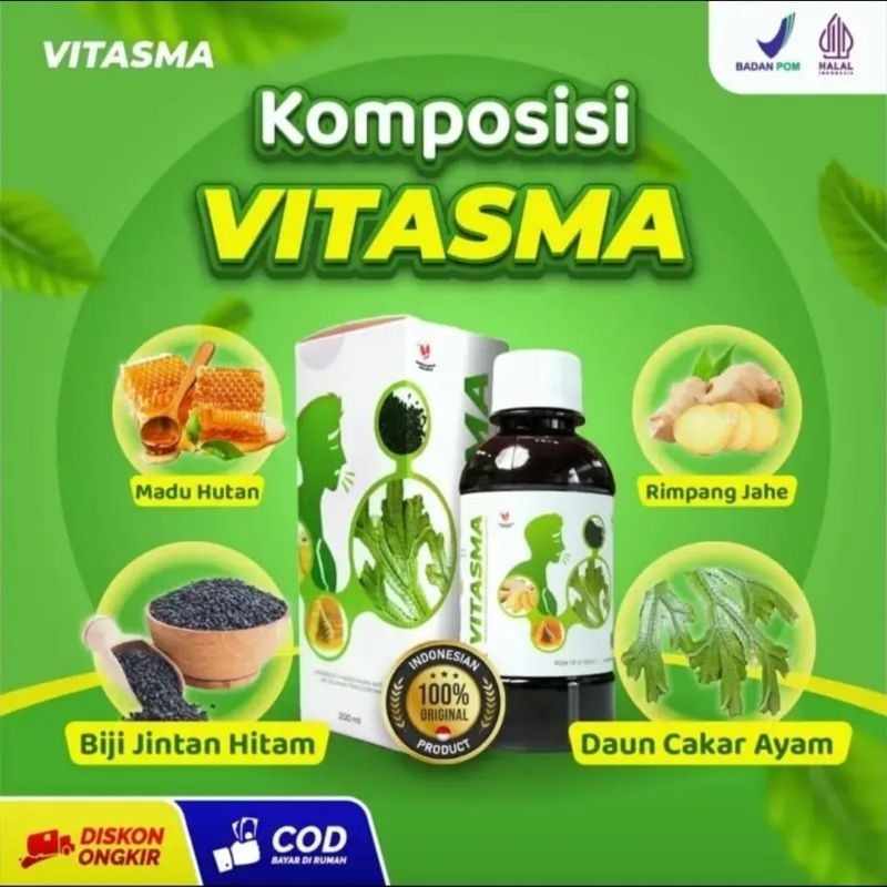 

Ready madu Vitasma Original Meredakan Batuk Dan Asma