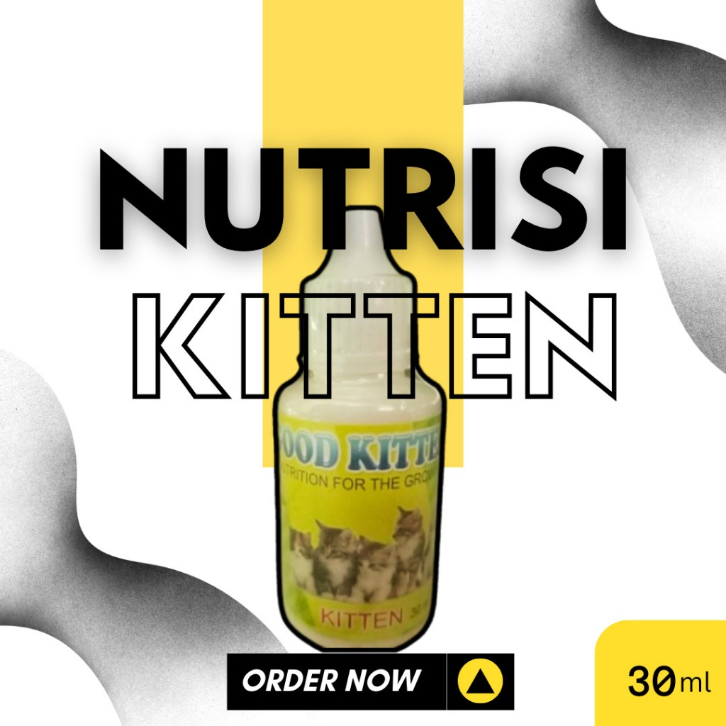 NUTRISI KITTEN / nutrisi kucing / vitamin anak kucing / vitamin anak kucing 1 bulan / vitamin kucing