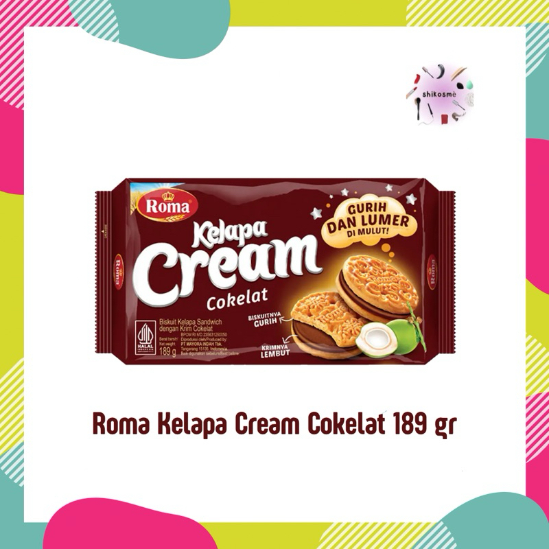 

Roma Kelapa Cream Cokelat 189 gr