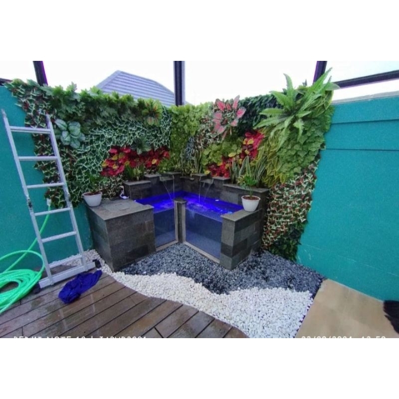 kolam koi Minimalis Taman Dekorasi tamab