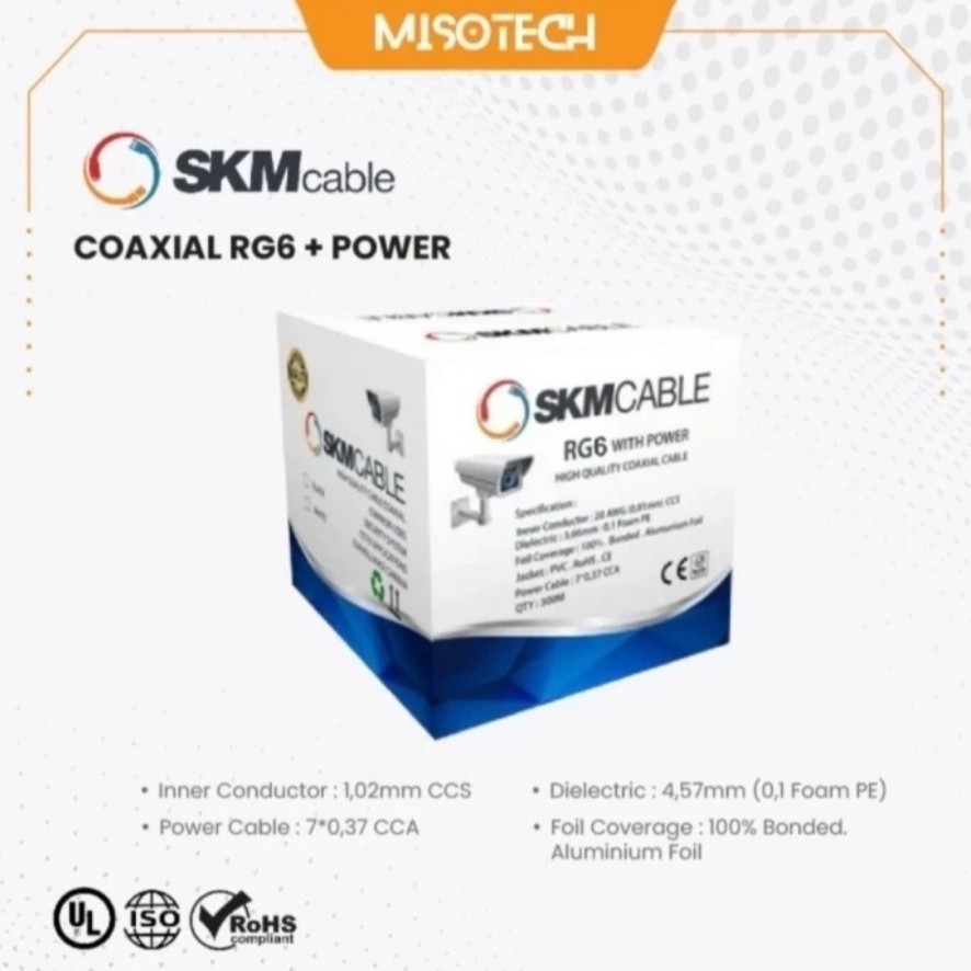 Kabel CCTV RG6 Power Edge Cable CCTV RG 6