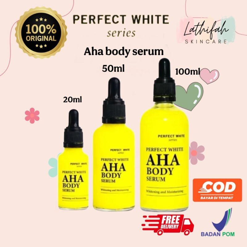 Perfect White Aha Body Serum | Perfect white makassar