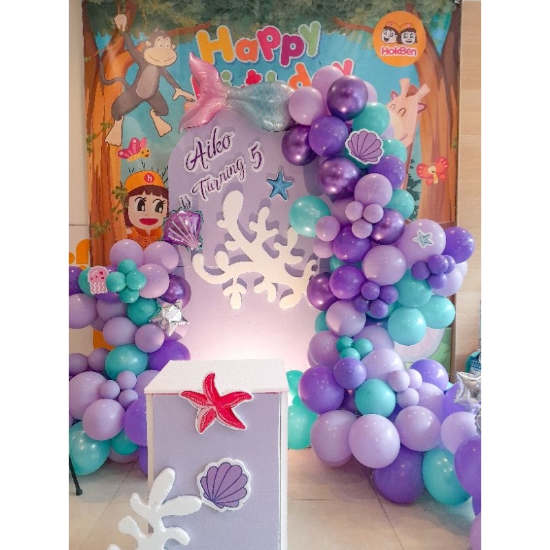 backdrop aqiqah, tasyakuran 7 bulan, ulang tahun dll