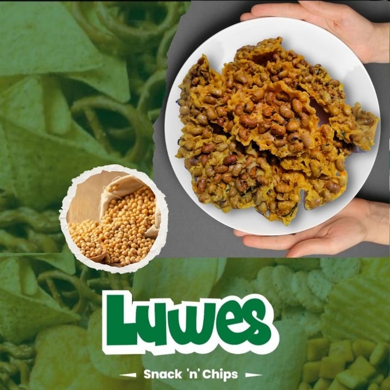 

LUWES PEYEK (KERIPIK) KACANG KEDELAI KHAS GIRI RENYAH, ENAK DAN GURIH