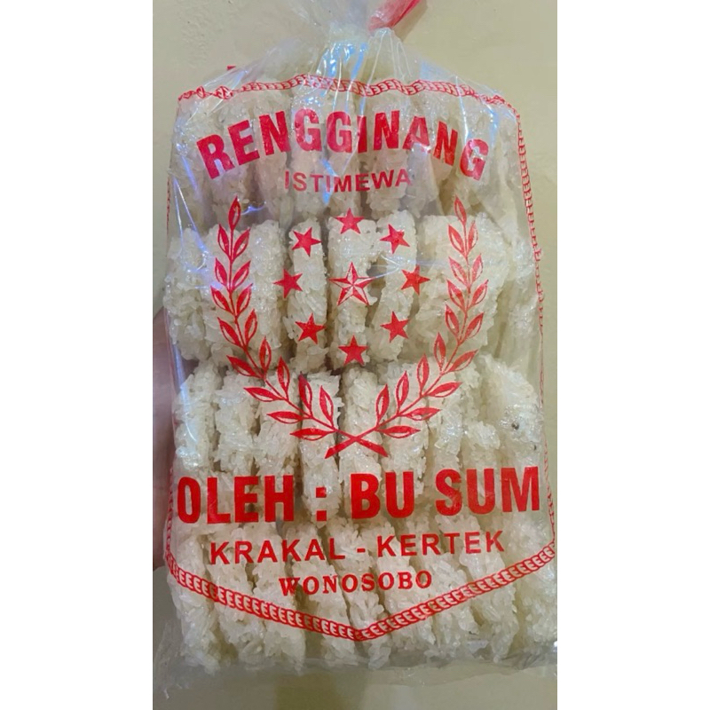 

RENGGINANG BU SUM ASLI WONOSOBO 1kg ( Isi 72keping )