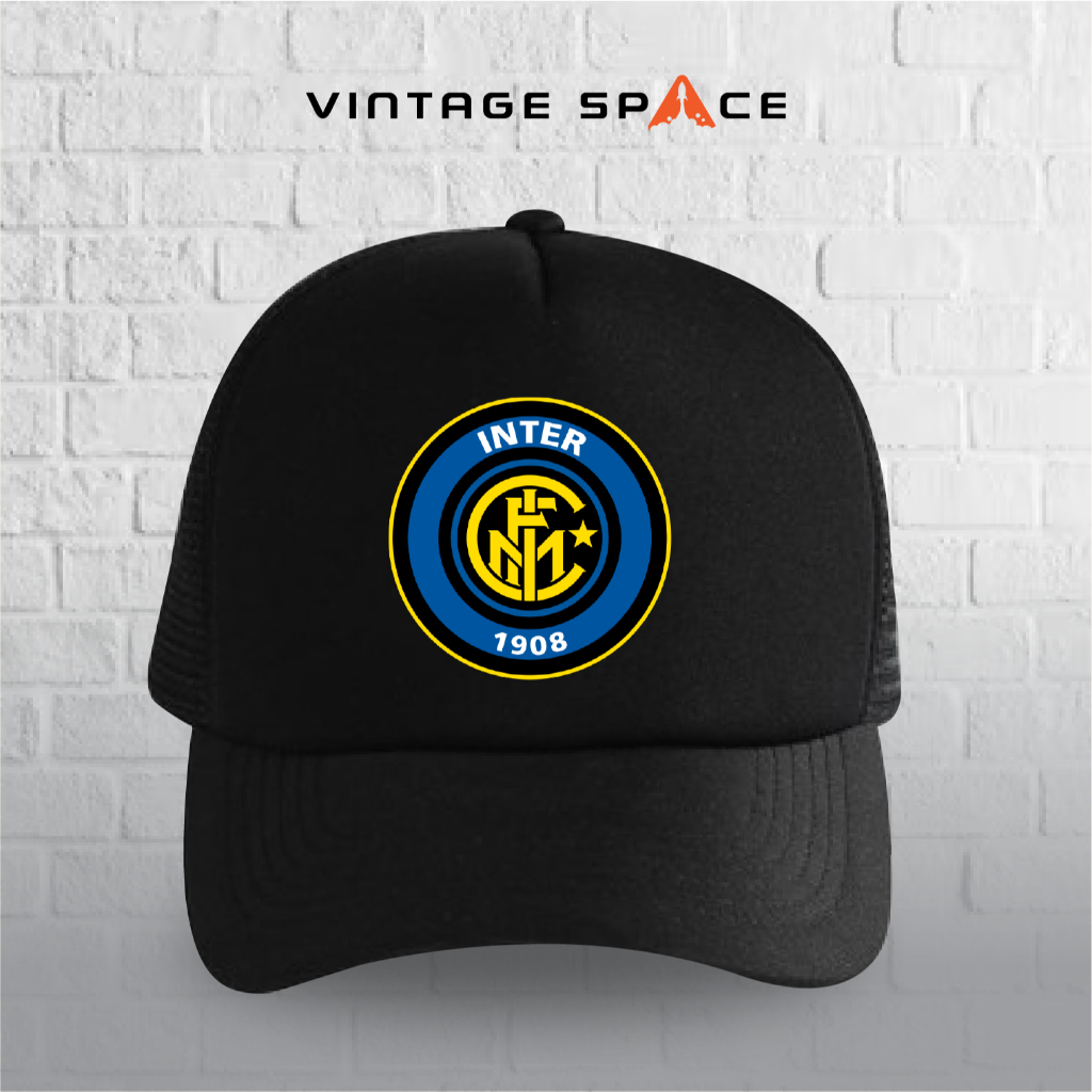 topi bola/ inter milan/ topi jaring/topi trucker