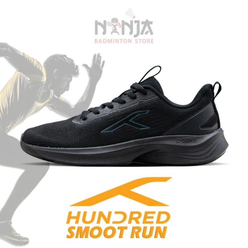 Sepatu Running Wanita Pria Sepatu Sekolah Joging Hundred Smoothrun Original