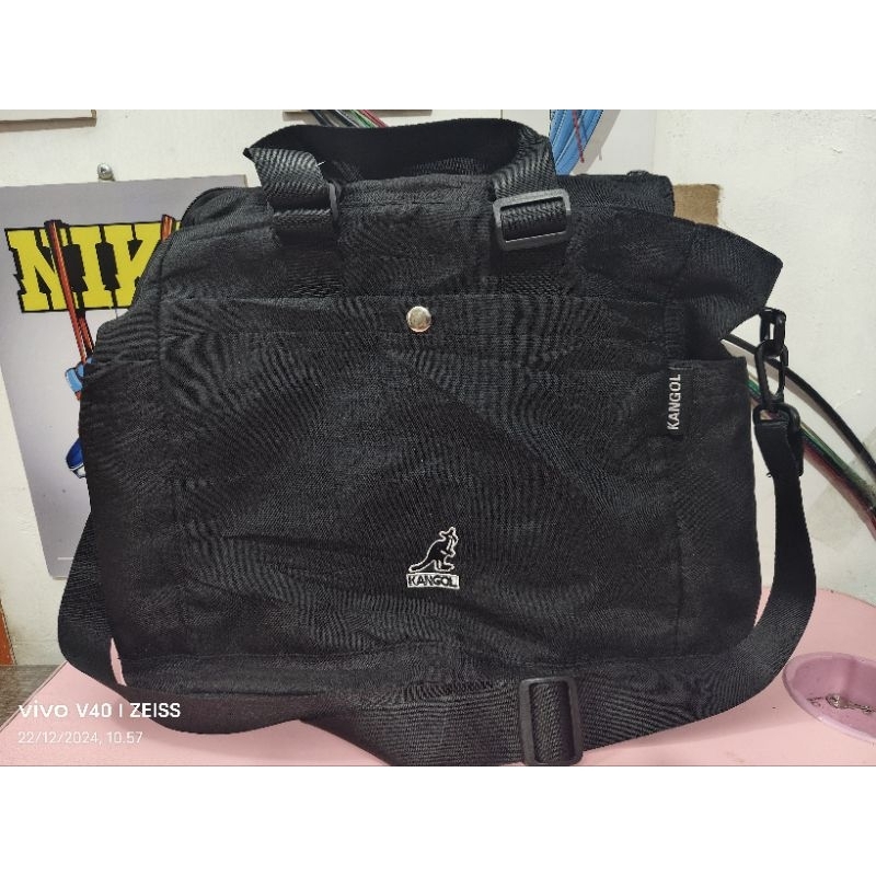 Tas Sling Selempang Tote Kangol ORI Preloved