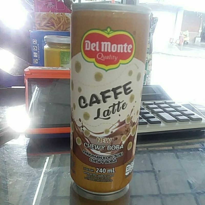 

DelMonte Caffe Latte New Kepis Sapi Chewy Boba Minuman 13 g