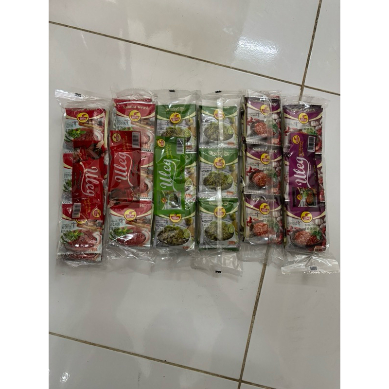 

FinnaFOOD Sambal Uleg 3 Varian - 1 Pack Isi 10 Sachet x2