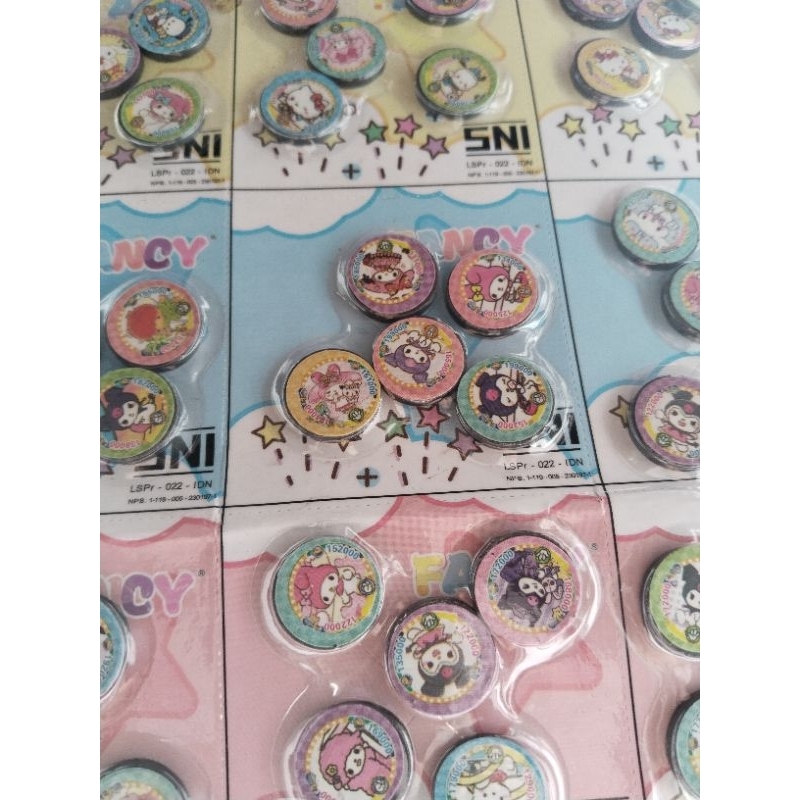 Mainan Magnet Isi 5 magnet kancing