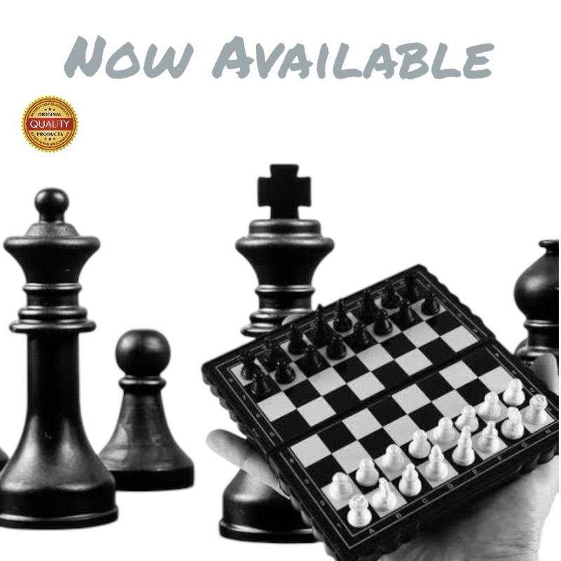 PAPAN CATUR BAHAN PLASTIK UKURAN LENGKAP JUMBO