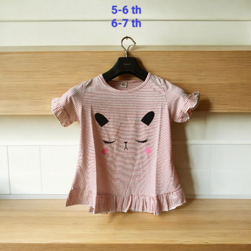 kaos tunik anak cewek.