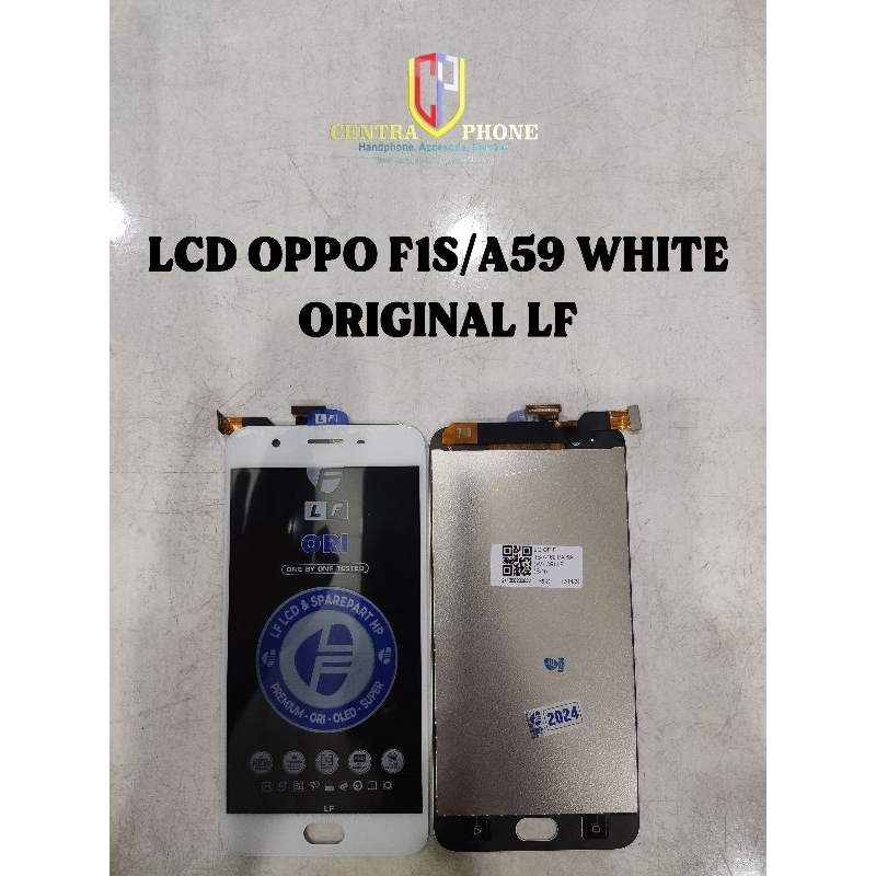 LCD OPPO F1S/A1601/A59 WHITE ORIGINAL LF