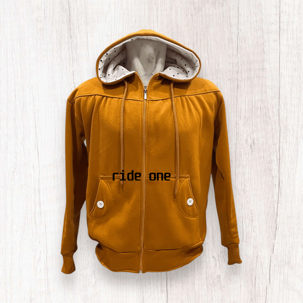 Jaket Sweater Hoodie Cardinal Polos Wanita Bahan Flecee Tebal Terbaru