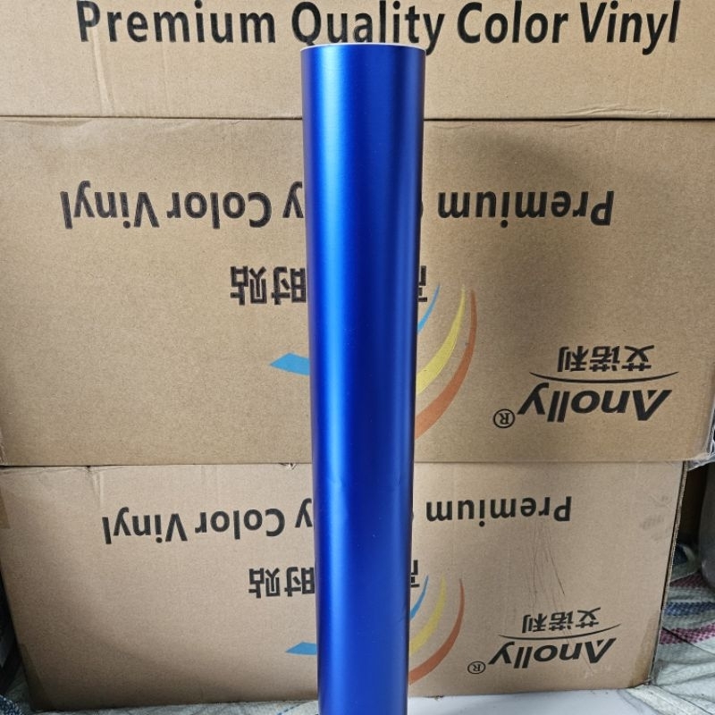 Skotlet Motor Matte Chrome Biru