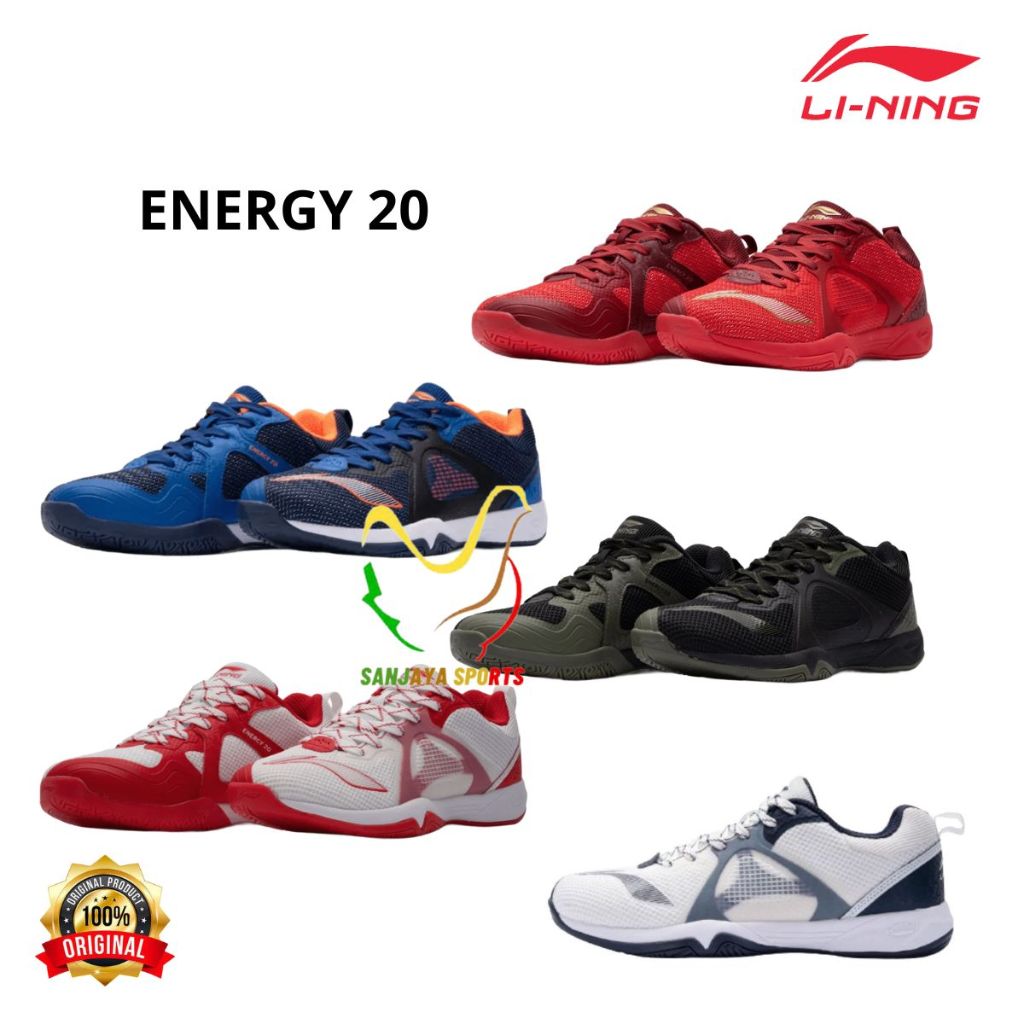 SEPATU BADMINTON BULUTANGKIS LINING ENERGY 20 ORGINAL Clearance sale