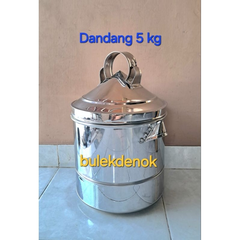 Dandang kukus nasi 3kg , 5kg, 10kg stainless