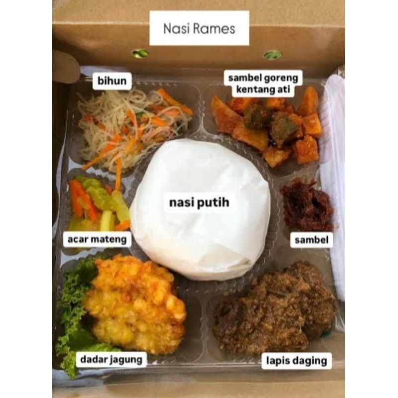 

Paket Nasi Rames Termurah