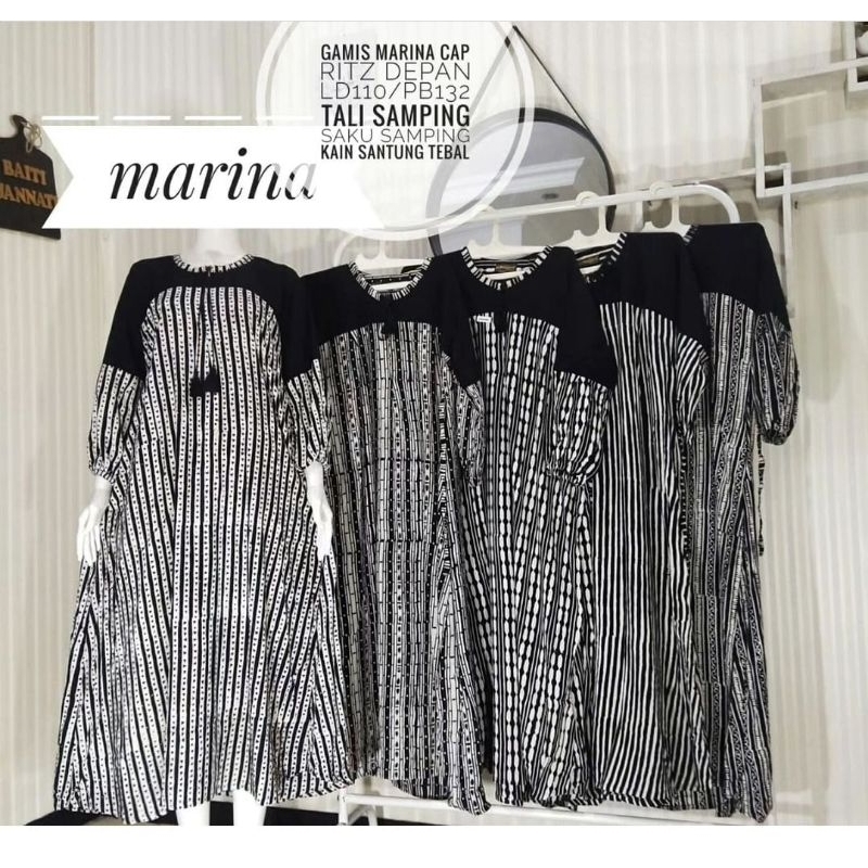 Gamis Marina Cap RITZ DEPAN
