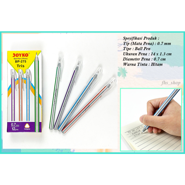 

Pulpen Joyko Bulpen Joyko Ballpoint Tris BP-275