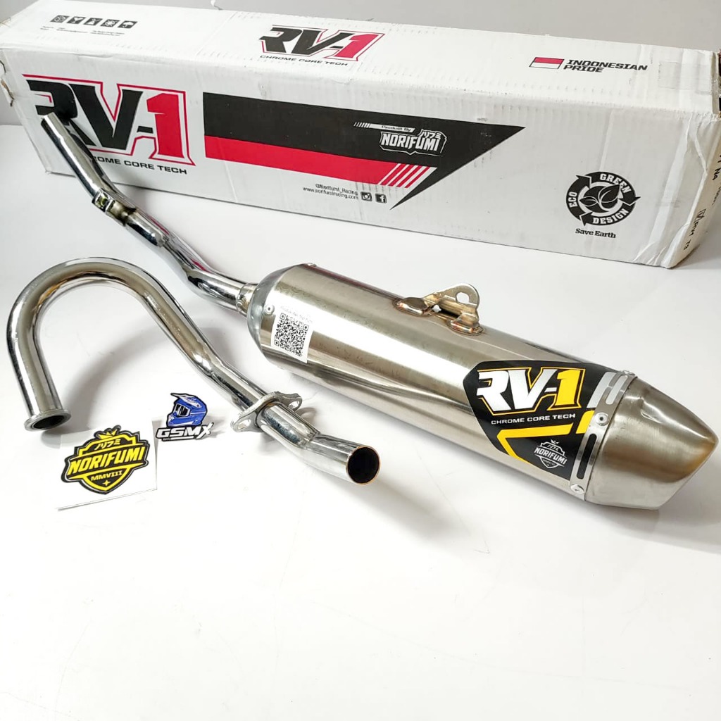 KNALPOR NORIFUMI RV1 T3 KLX 150 BF DTRACKER CRF 150 WR 155 FULL SYSTEM