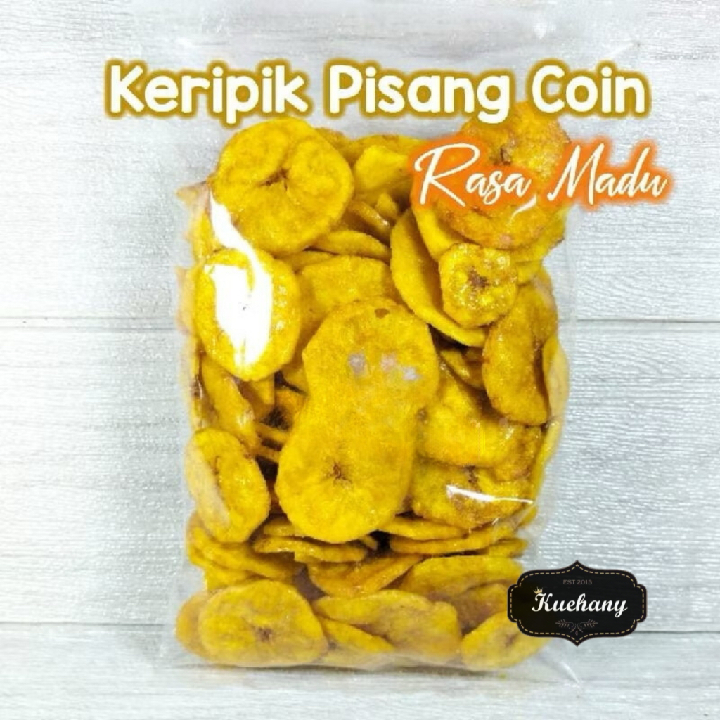 

KERIPIK PISANG MANIS 1 KG / PISANG MANIS / PISANG COIN / PISANG KOIN / PISANG NANGKA