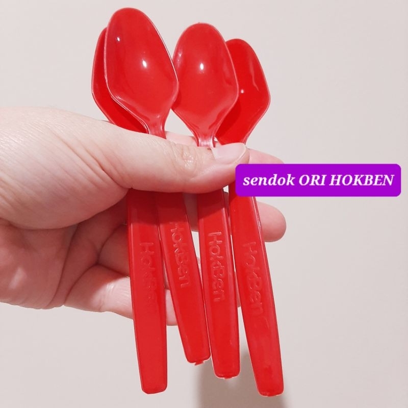 sendok makan hokben merchandise hokben sendok plastik hokben sumpit hokben sumpit makan resto hokben