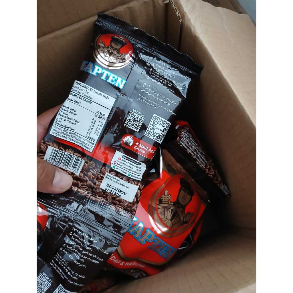 

[ 1 Karton ] Kopi Kapten Sedap Dan Harus - Kopi Kita Semua