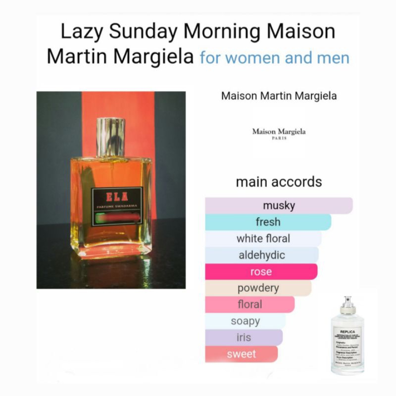 ela parfum Lazy Sunday Morning ~"SUPER PREMIUM" ~ inspired –Parfum Wanita dan Pria tahan Lama