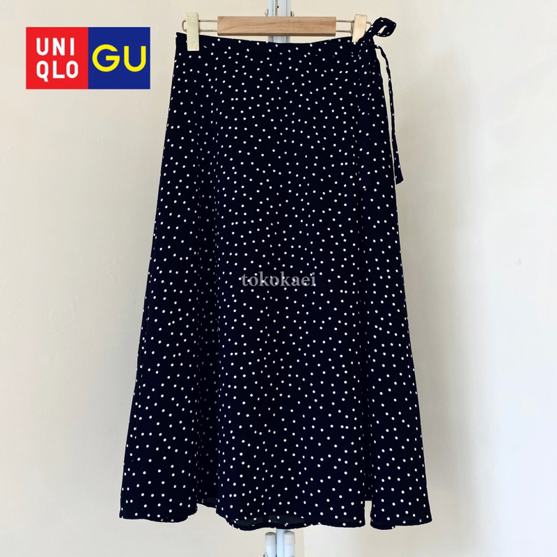 Polkadot Skirt GU Uniqlo