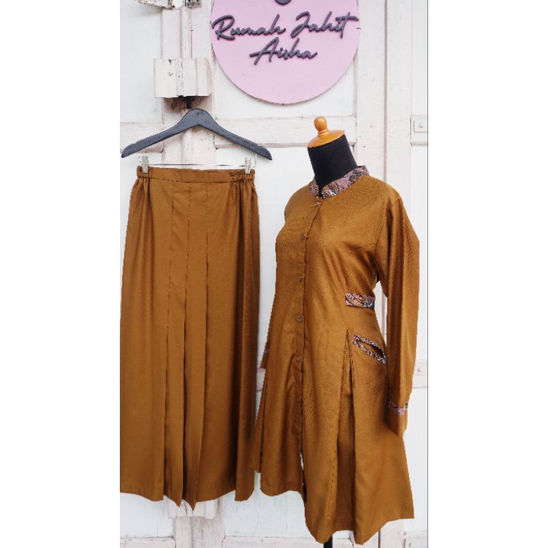 Set Rok & Tunik Khaki/PDH (2) | Rumah Aisha
