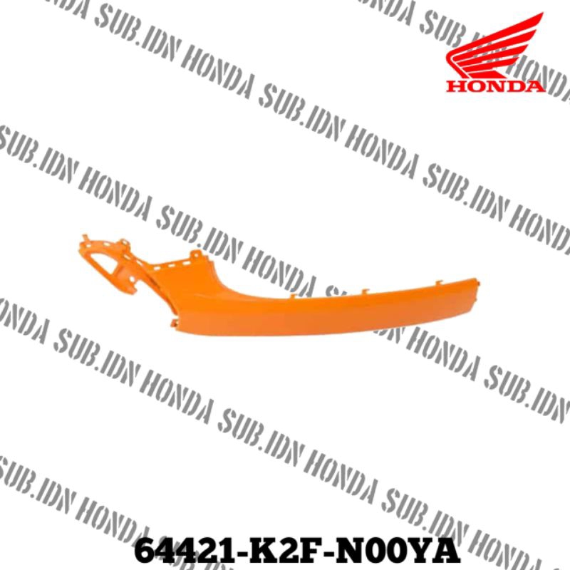 Cover Bawah Kanan Oranye Honda Scoopy K2F 64421K2FN00YA