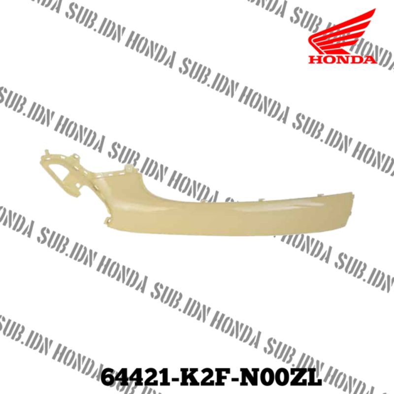 Cover Bawah Kanan Cream Honda Scoopy K2F 64421K2FN00ZL