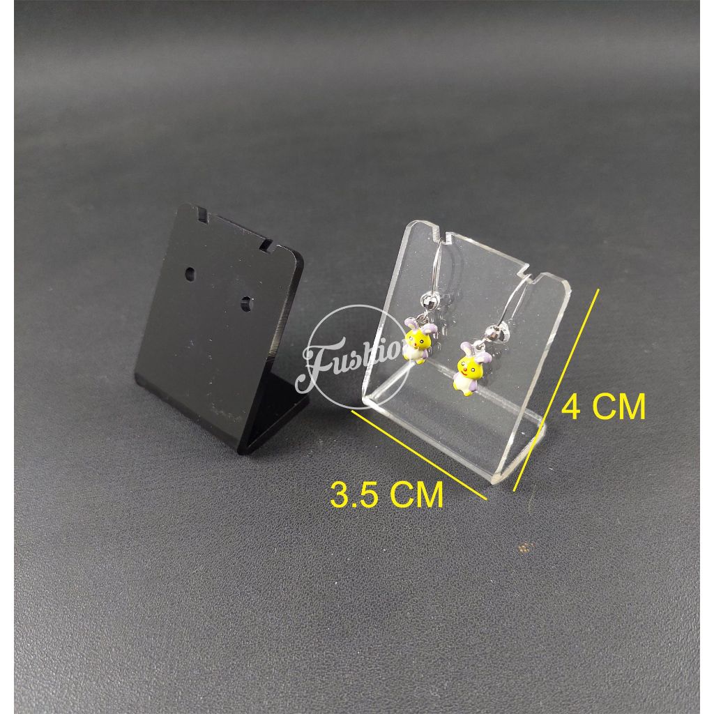 Akrilik (Acrylic) Stand Rak Anting Liontin Mini - Mini earring holder Organizer Storage Tusuk Kait