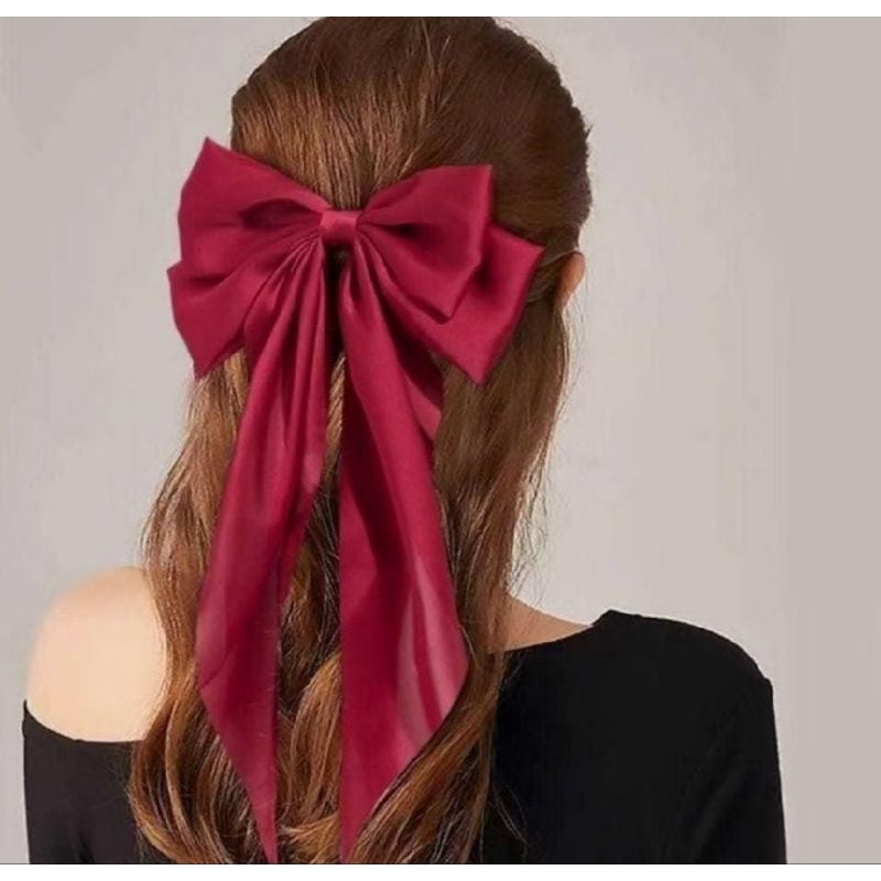 Jepitan Rambut Pita Korea / Ikat Rambut Pita Korea