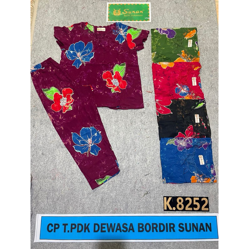 Cp t.pdk Dewasa Bordir Batik Sunan