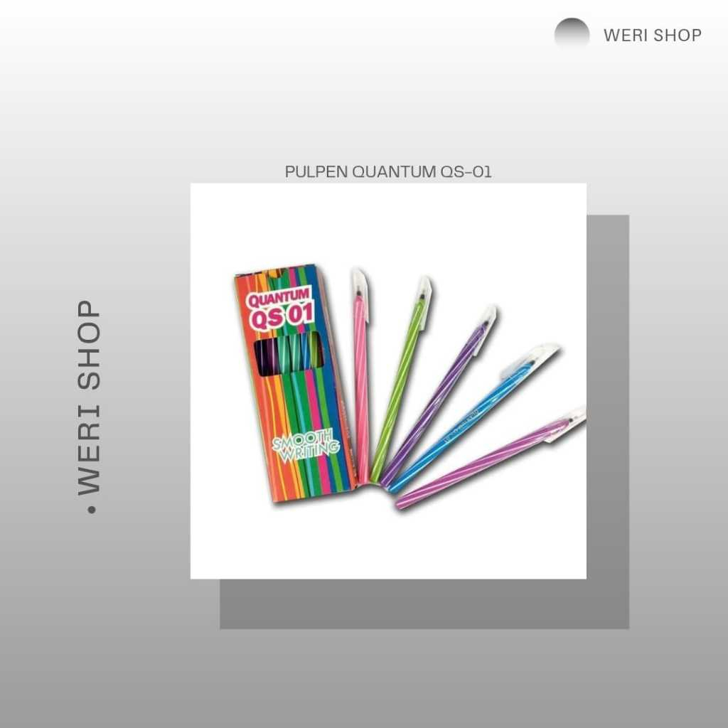 

PULPEN QUANTUM QS-01 / PULPEN BERKUALITAS (1 PACK ISI 12 PCS )