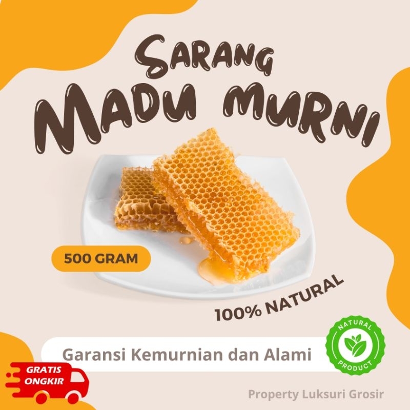 

Sarang madu murni alami 500gram