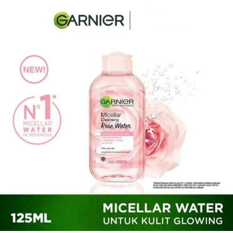 GARNIER MICELLAR WATER ROSE 125ML