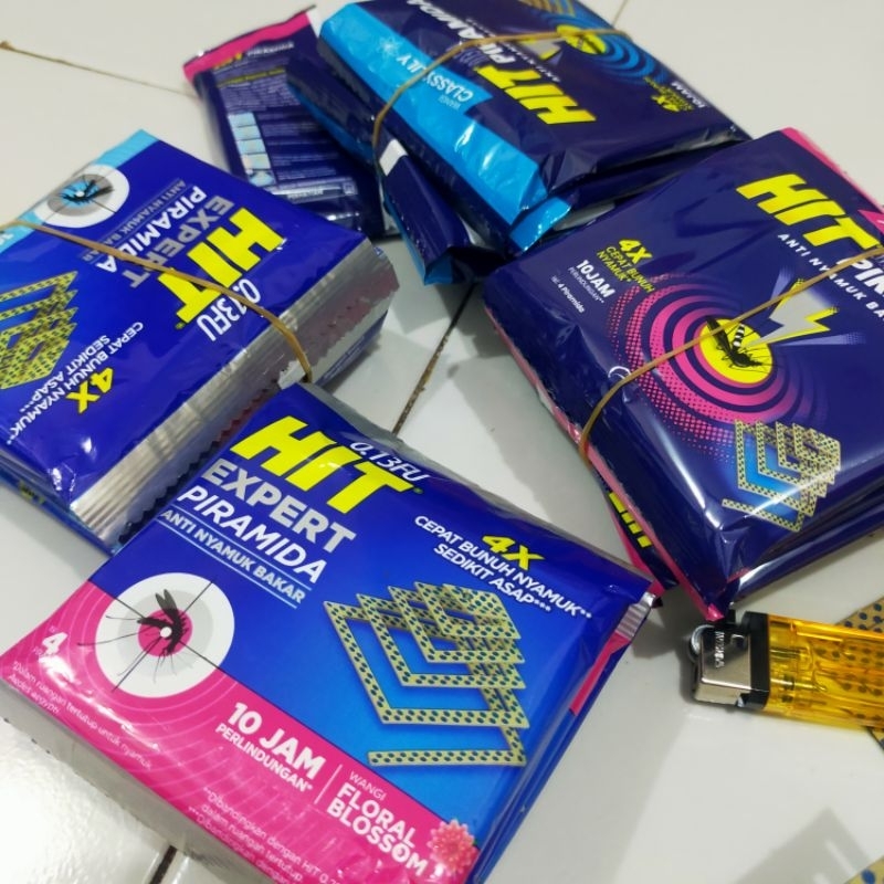 Obat Nyamuk Bakar HIT Piramida - Cepat Bunuh Nyamuk