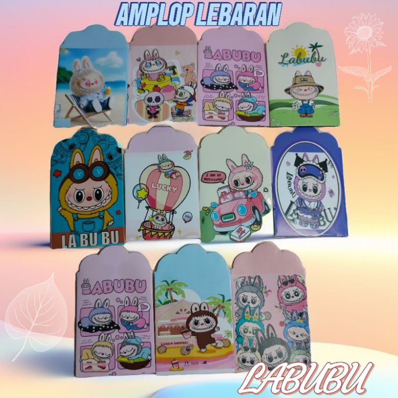 

AMPLOP LEBARAN LABUBU MEDIUM 10 MOTIF (1000 LEMBAR)