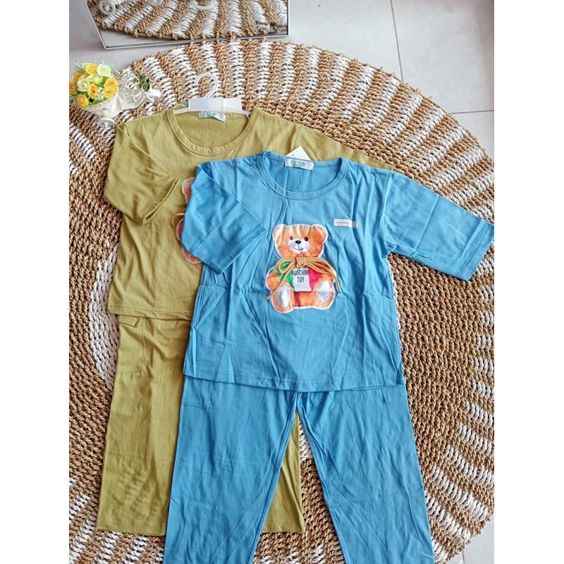 One Set Anak 6-8 Tahun || Setelan Anak Perempuan tanggung