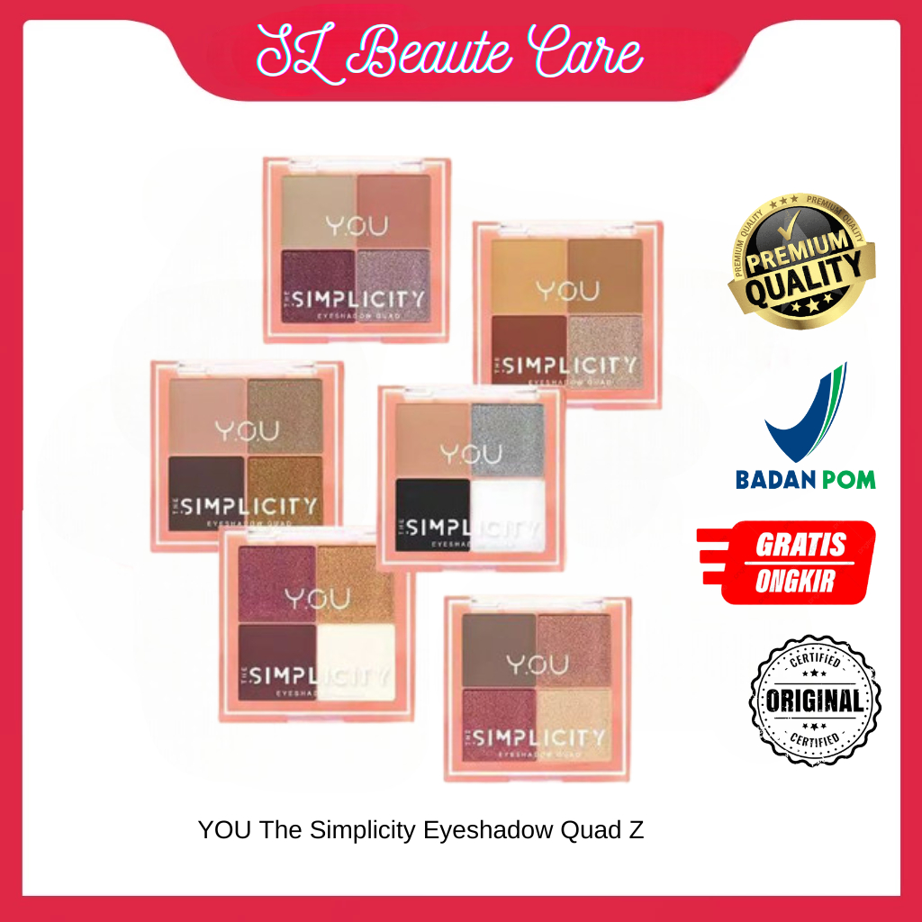 YOU The Simplicity Eyeshadow Quad Z