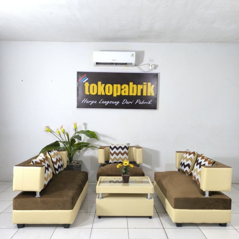 Sofa Jasmine minimalis - Sofa 221 modern - Sofa modern murah - Kursi tamu Minimalis Termurah Tegal B