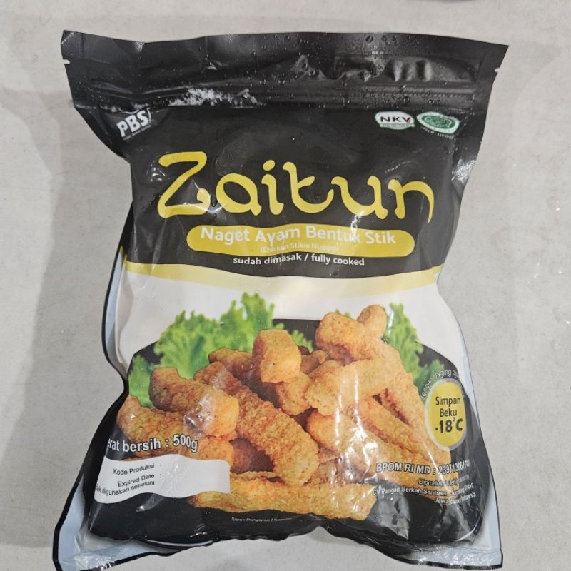 

zaitun nugget ayam stick 500gr