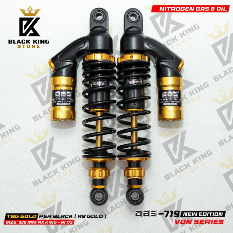 shok tabung atas RX KING W175 CB CLLASIC DBS 719 NEW EDITION VON SERIES SHOCK ORIGINAL DBS BY MGV HA