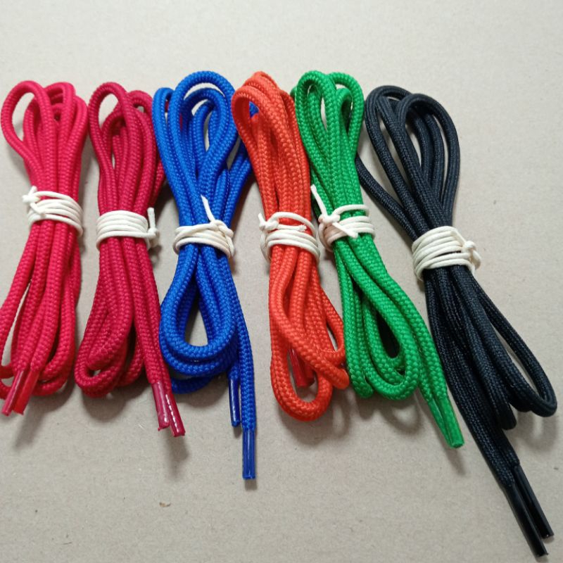 tali sepatu bulat kecil/tali sepatu bulat warna variasi