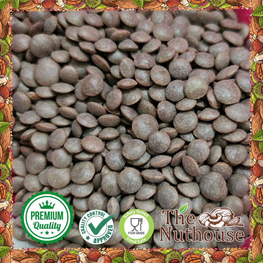 

1kg Lentil Coklat / Brown Whole Lentil / Masoor Dhal [Ukuran 100gr / 250gr / 500gr / 1kg]