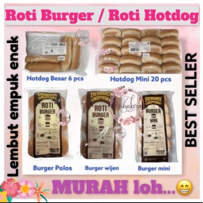

Roti burger bernardi | Roti hotdog Bernardi